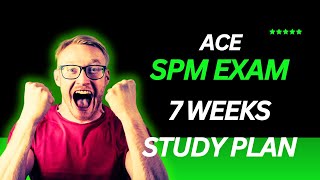 ACE SPM EXAM 7 Weeks Study Plan 2025 exam mathmasteryacademy [upl. by Marabelle]