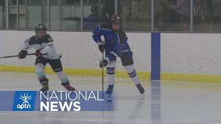 Native Hockey Alberta provincial championships underway in in Edmonton  APTN News [upl. by Kcire]