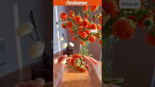 DIY Pipe Cleaners Persimmon  Easy DIY Gifts Persimmon from Pipe Cleaners  DIY Flower diyflowers [upl. by Refinej598]