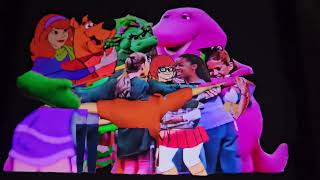 Barney Baby Bop Hannah Kristen Keesha Daphne Velma and Scooby Doo sings being together in 2024 [upl. by Kolodgie951]