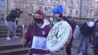 13032021 Hannover Demo Eindrücke sammeln und das DIVI  Intensivregister [upl. by Eitsim]