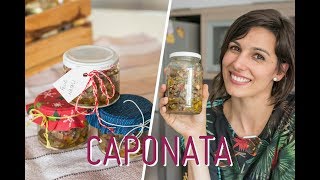 CAPONATA DE BERINJELA antepasto como fazer em casa e presentear os amigos [upl. by Noreht]