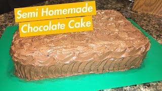 How to Make Semi Homemade Chocolate Cake [upl. by Mcculloch583]