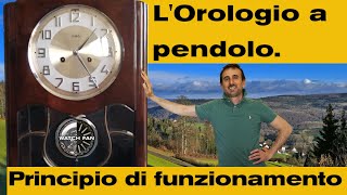 L orologio a pendolo Principio di funzionamento  Pendulum Clock working principle [upl. by Otha]