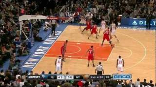 The Jeremy Lin Show Vs New Jersey Nets 2412 [upl. by Inalaek]