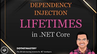 Dependency Injection Lifetimes in NET Core NET Interview Questions [upl. by Ellary]