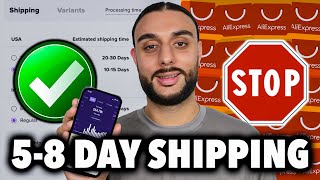 Best Aliexpress Alternatives For Shopify Dropshipping 58 Day Shipping [upl. by Anirt]