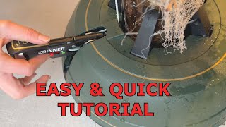 How to open or close KRINNER Christmastree Stand  TUTORIAL  EASY amp QUICK [upl. by Clem]