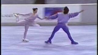 Mishkutenok amp Dmitriev RUS  1992 Skate America Exhibition Performances [upl. by Edlyn]