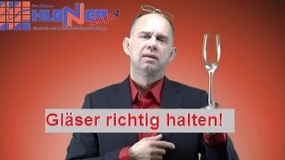 Tischmanieren  Gläser richtig halten  Knigge  online Seminar 🍸 [upl. by Anitsirt]