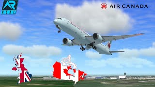 Real Flight Simulator  Air Canada B7879  Manchester MAN  Toronto YYZ [upl. by Robinetta]