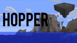 How To Make And Use A Hopper In Minecraft [upl. by Puiia]