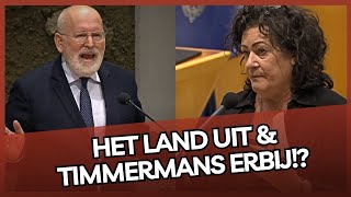 Caroline van der Plas is FEL tegen Timmermans Paspoort afpakken [upl. by Adner]