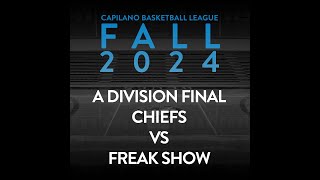 Capilano Basketball League  A Division Final Chiefs vs Freak Show [upl. by Audri]