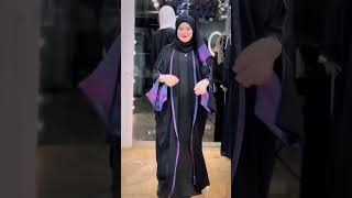 Simple designs Abaya collection 2024 hijab abaya abayastyle abayamodern abayaandgown princess [upl. by Allebram]