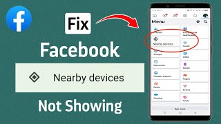 How To Fix Facebook Nearby Friends Option Not Showing  Nearby Friends Facebook Not Working 2024 [upl. by Ylrac226]