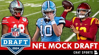 2024 NFL Mock Draft 1st Round Projections amp Some 2nd Round Picks After Regular Season [upl. by Simara282]