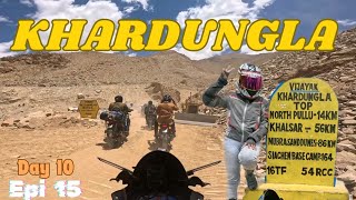 EPI 15  First Time At Khardung La Pass  Leh To Nubra Valley NonStop 10Hrs  Part 1 BhaktIsh [upl. by Marijane]