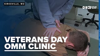 AT Still University students host unique Veterans Day Osteopathic clinic [upl. by Ellehcsar258]