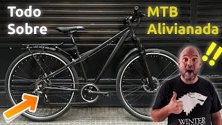 Bicicleta Mountain Bike Alivianada Modelo Tempest  Review Bici Urbana [upl. by Nadroj]