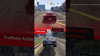 Dewbauchee Champion 🆚 Truffade Adder  GTA V [upl. by Sitruc]