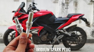 Iridium Spark Plug for my Pulsar RS200  Performance Upgrade [upl. by Yhtorod912]