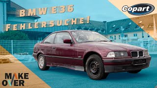 BMW E36 Restauration 2  Batterietausch und Fehlersuche  Copart MakeOver [upl. by Etram974]