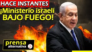 Infierno en Israel Ataque masivo contra Ministerio de Asuntos Militares [upl. by Kutchins]