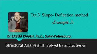 8 SA33 Slope Deflection method  Settlement [upl. by Cos]