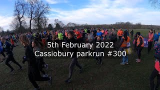 Cassiobury parkrun 300  February 5th 2022 fast [upl. by Leanahtan12]