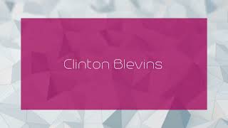 Clinton Blevins  appearance [upl. by Oedama837]