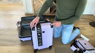 Travelers Club Midtown Hardside Luggage Travel Set  Review [upl. by Lipsey]