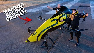 First Manned Aerobatic Drone  Will it FLIP 😲  part 1 [upl. by Hephzipah]