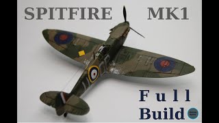 Airfix Spitfire mk1  Full build [upl. by Arabel384]