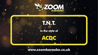 ACDC  TNT  Karaoke Version from Zoom Karaoke [upl. by Crotty]