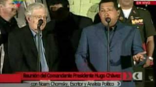 Chomsky y Chávez se reunen en Miraflores Caracas Venezuela [upl. by Rennie]