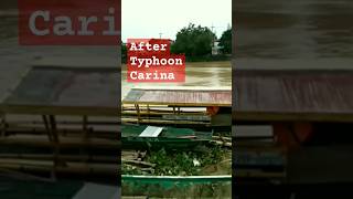 PASIG RIVER AFTER TYPHOON CARINAshorts trending interesting facts travel viralvideo news [upl. by Lukas]