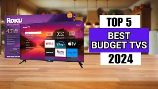 Top 5 BEST BUDGET TVs in 2024 [upl. by Blanchard771]