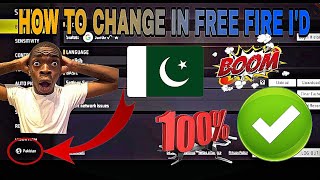 Pakistan server free fire id kaise banaye  how to make pakistan server id in free fire [upl. by Wes349]