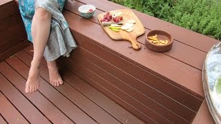 How to Build a DIY Deck with Bench Seats [upl. by Eceinahs]