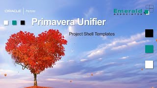 Project Shell Templates in Primavera Unifier [upl. by Nylacaj]