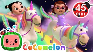 Rainbow Unicorn Song  MORE CoComelon Nursery Rhymes amp Kids Songs [upl. by Mehta]