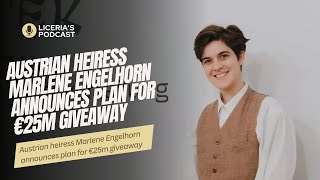 Austrian heiress Marlene Engelhorn announces plan for €25m giveaway [upl. by Eycal847]