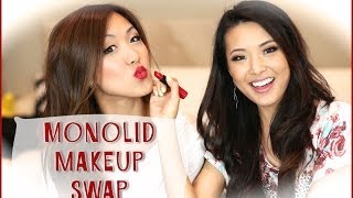 Monolid Makeup Swap w Fashionista804 amp frmheadtotoe  ilikeweylie [upl. by Noreh426]