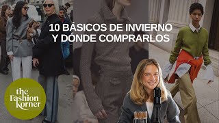 Mis 10 BÁSICOS de INVIERNO y dónde comprarlos I The Fashion Korner 4x07 [upl. by Nylave]