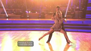 DWTS 15 Pamela Anderson amp Tristan MacManus CHA CHA 120926091036 [upl. by Nered]