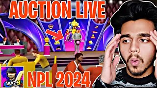 LIVE NPL AUCTION 2024 IN WCC3 🔥 [upl. by Giles]