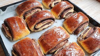 ChocolateCinnamon Tahini Buns😍Fantastické Čoko Minizáviny S Tahini pastou Anízom a Škoricou [upl. by Halet976]