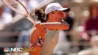 French Open Quarterfinals Iga Swiatek vs Jessica Pegula  HIGHLIGHTS  612022  NBC Sports [upl. by Rehpotirhc]