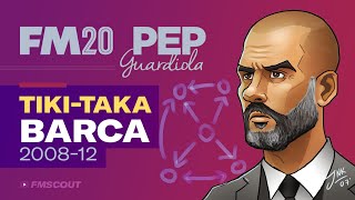 UNBEATEN RDFs Tiki Taka by Pep Guardiola replication FM20 Tactics [upl. by Goran366]